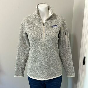 Patagonia Women’s Better Sweater Quarter Zip Fleece Jacket Outdoor Hiking Sz S